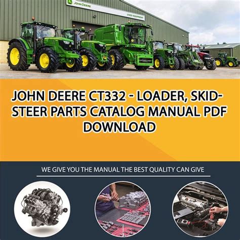 john deere ct332 skid steer service manual|ct332 for sale.